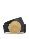 Tod's Coin-buckle Belt In Black