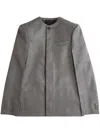 TOD'S COLLARLESS BLAZER