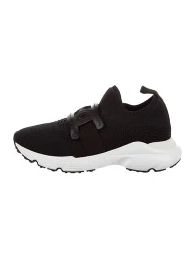 Pre-owned Tod's Colorblock Pattern Athletic Sneakers In Black