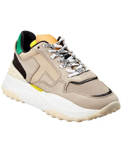 Tod's Tods Colorblocked Chunky Leather Sneaker In Multi