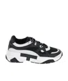 Tod's Colour Block Sneakers In Black