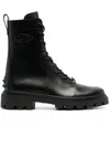 Tod's Stiefel Mit Logo-schild In Black
