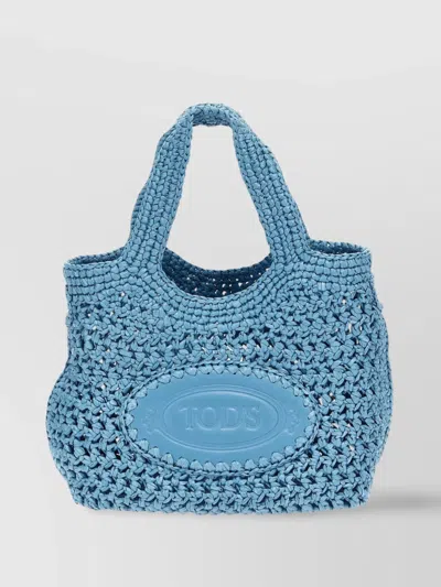Tod's Compact Woven Tote Bag