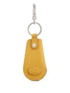Tod's Contrast Stitching Keyring In Yellow