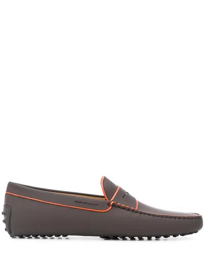 Tod's Contrast-trim Loafers