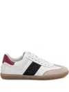 Tod's Contrasting Leather Trainers In White