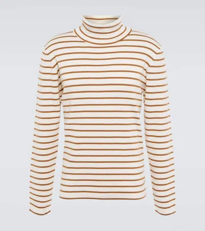 Tod's Cotton And Cashmere Sweater In Neve Nocciola