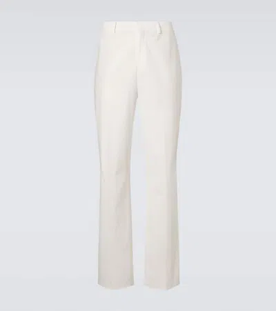 Tod's Cotton Chinos In Neutral