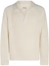Tod's Ribbed Long Sleeve Crewneck Sweater In Neutral
