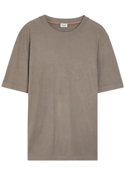 Tod's Tods Cotton T-shirt In Animal Print