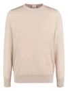 Tod's Crew-neck Long-sleeved Sweater In Neutral