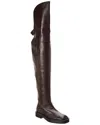 Tod's Tods Croc-embossed Leather Boot In Brown
