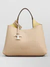 Tod's Crossbody Bag Satchel Protective Feet Top Handle In Neutral