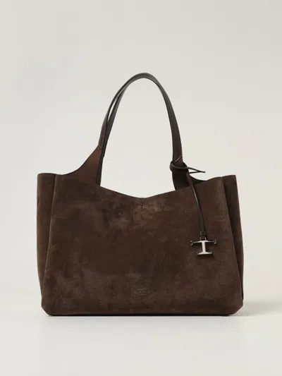 TOD'S CROSSBODY BAGS TOD'S WOMAN COLOR BROWN,H32419032