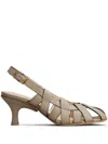 Tod's Slingback Pumps In Leather In Neutrals