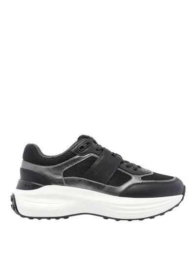 Tod's Dark Grey Sneakers In Gray