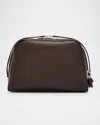 Tod's Darsena Medium Leather Pouch Bag In Palissandro