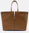 Tod's Dbm Large Leather Tote Bag