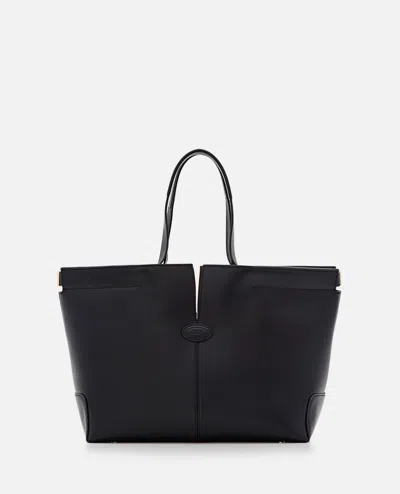 Tod's Dbm Shopping Medium-small In Black