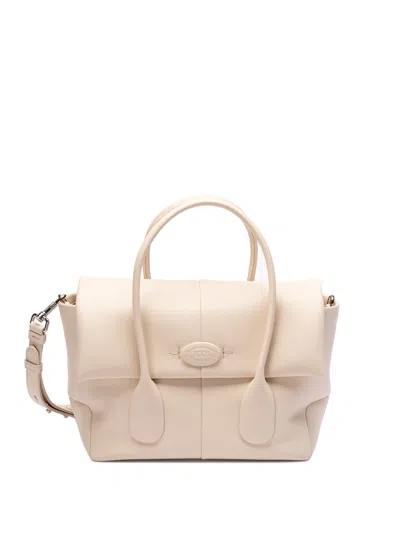 Tod's `dbr` Small Shopping Bag In White