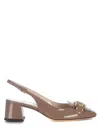 Tod's Pink Slingbacks With Chain Detail