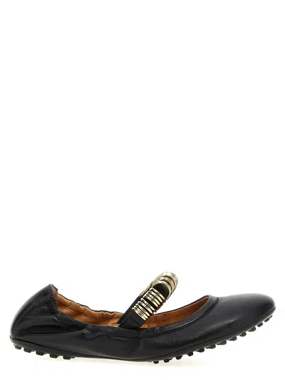 Tod's Leather Ballet Flats In Black