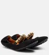 Tod's Dee Suede Mary Jane Flats