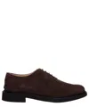 Tod's Suede Oxford In Brown