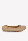 Tod's Women Des Gommini 76k Ballerinas In Pink