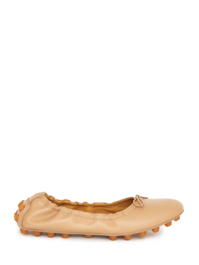 Tod's Des Gommini 76k Ballerinas In Pink