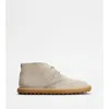 Tod's Desert Boots In Suede In Grey