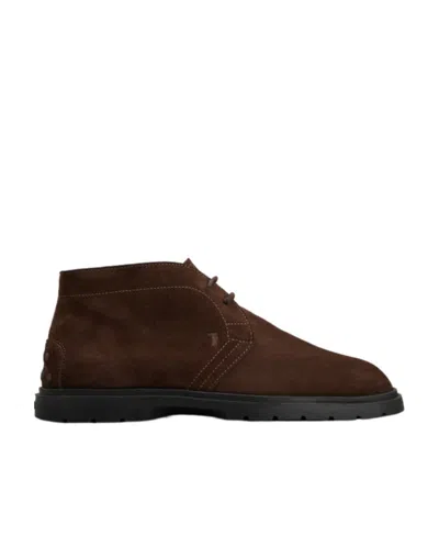 TOD'S TOD'S LACE-UP DESERT BOOTS