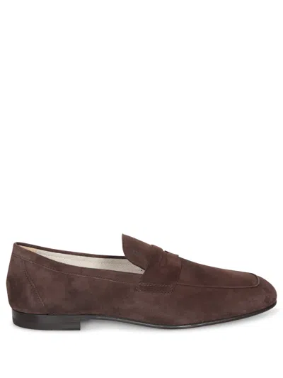 Tod's Destrukt Suede Loafer Brown Tdm