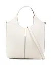 Tod's Detachable-strap Tote Bag In White