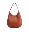 Tod's Di Ba Small Hobo Handbag In Brown