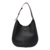 Tod's Di Bag Medium Leather Hobo Bag In Black
