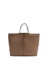 Tod's `di Bag Folio` Medium Bag In Brown