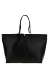 Tod's Di Bag Folio Leather Shopping Bag In Black