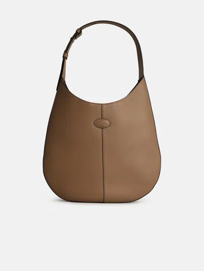 Tod's 'di Bag Hobo' Beige Leather Bag