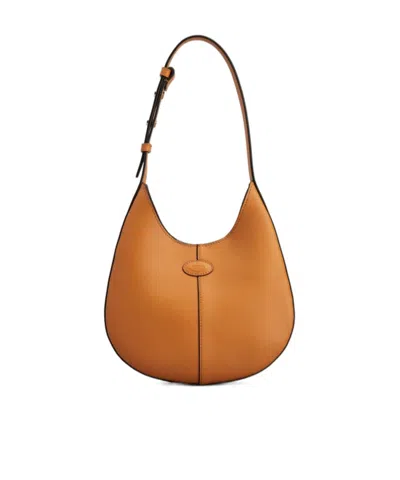 Tod's Di Bag Medium Hobo Shoulder Bag In Brown