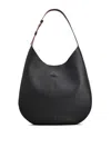 Tod's Black Di Medium Leather Hobo In Black