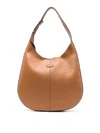 Tod's Di Bag Medium Leather Hobo Bag In Brown