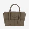 Tod's Di Bag Reverse Leather Small In Grey