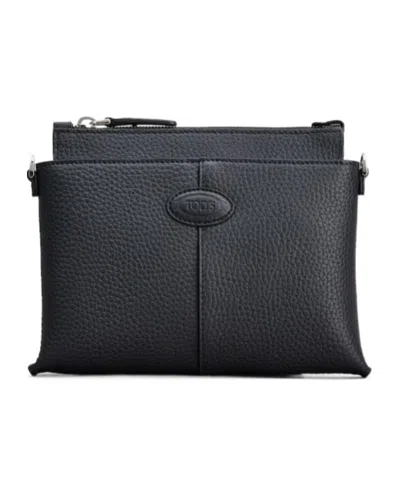 Tod's Di Leather Mini Bag In Black