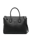Tod's Handtasche Mit Logo In Black
