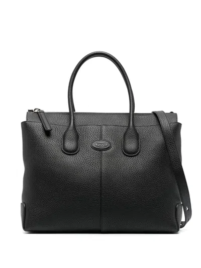Tod's Handtasche Mit Logo In Black