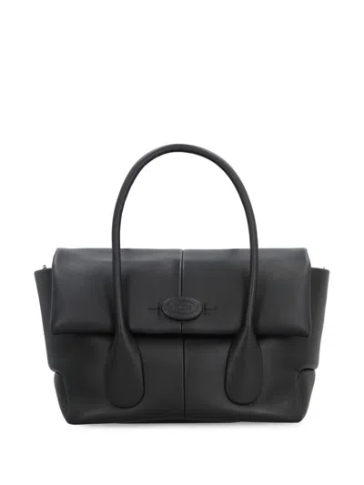 Tod's Tods Di Bag Reverse Handbag In Black