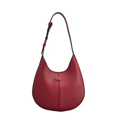 Tod's Di Mini Tramp Bag In Red