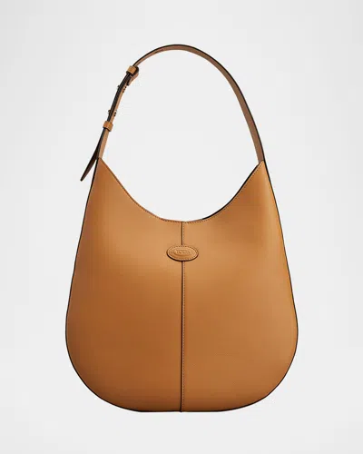 TOD'S DI SMALL LEATHER HOBO BAG