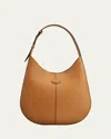 Tod's Brown Di Small Shoulder Bag In Cuoio